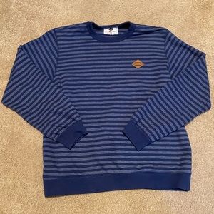 Fayettechill Navy Striped Pullover Sweatshirt